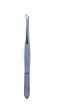 Slant Tip Stainless Steel Tweezers by ToiletTree Products - Lifetime Replacement Guarantee
