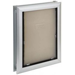 Door Mount Pet Door - Single Flap - Large (Aluminum) (19.75