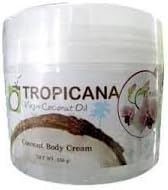 Beauty Set : 3 Units of Tropicana Virgin Coconut Body Cream Massage Spa Skin -Charming Odor : 1 Piece [Free Facial Hair Epicare Spring A1Remover]