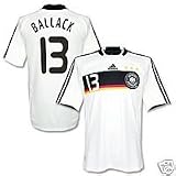 08-09 GERMANY HOME JERSEY BALLACK + FREE SHORT (SIZE L)