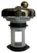 Flip-It Polished Brass Lavatory Stopper