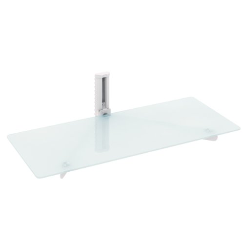 C-813-SCM 35-Inch Wide Component Wall Shelf, White