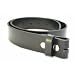 MENS/WOMENS BLACK LEATHER BELT FOR BUCKLES