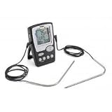  : Polder THM-360 Dual Probe Cooking Thermometer, Black