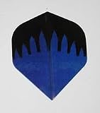 5 Sets - BLUE FLAMES - Hard Poly flights