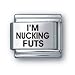 Body Candy Italian Charms Laser I'M NUCKING FUTS