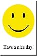 Smiley Face Refrigerator Magnet