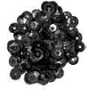 Cup Sequins 5mm - Black P&P included in Price