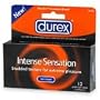 Durex Intense Sensation Lubricated Condoms, 12-Count Boxes (Pack of 3)