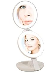 Baby Product: Next Generation LED Lighted Travel Mirror (Pearl) (11.25"H x 4.5"W x 1.5"D) - Zadro Products