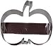 Cutter - Heavy Duty Stainless Steel - Apple With Handle - 4 X 4-3/4 Dia.