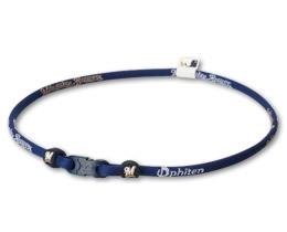 Phiten MLB Authentic X30 Necklace  Milwaukee Brewers  22 Inches