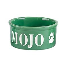 Medium Personalized Pet Bowls, set of 2