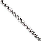 14k White Gold Diamond Xs Tennis Bracelet - 7 Inch - Box Clasp