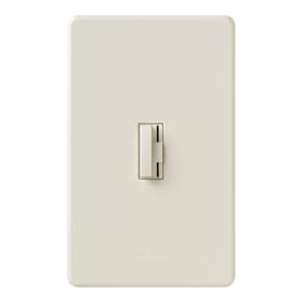 Lutron CN-600PHW-LA Ceana Single Pole 600W Preset Dimmer with Wallplate, Light Almond by Lutron