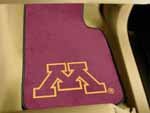 Minnesota Golden Gophers 18X27 2 Piece Front Car Mats