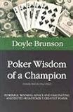 Poker Wisdom of a Champion
