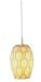 Forecast Lighting F5162 Molecule Mini Pendant Bell Shade in White Ceramic Dekor Glass with Holder...
