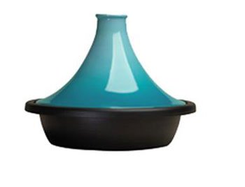 Le Creuset Cast Iron and Stoneware Tagine, Teal