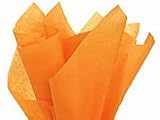 Brand New Tangerine Light Orange Bulk Tissue Paper 15" x 20" - 100 Sheets