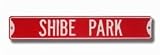 Steel Street Sign: SHIBE PARK