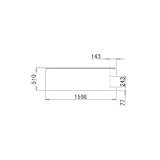 LIXIL メンテナンス部品 住器用部品 バスルーム 浴槽エプロン 16**(R) ダークグレイ[RFDD732]