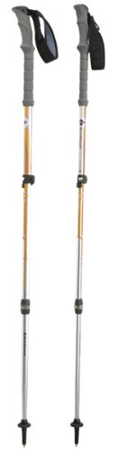 Black Diamond Spire Elliptic Compact Trekking Poles (Burnt Orange) - Discontinued