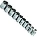 S K Hand Tools (SKT1340) 10 Piece 1/4 Drive Metric Standard 12 Point Socket Set
