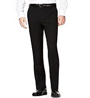 Supercrease® Active Waistband Flat Front Trousers with Wool