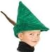 All New Peter Pan Costume Hat - Fun too as a Renaissance Woodsman, Christmas Elf or Alpine Hat!