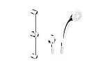 American Standard 1662.602.002 Complete Shower System Kit, Polished Chrome
