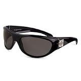 Harley Davidson Men's Iron Range Performance Eyewear. High-impact, scratch-resistant lenses with clear, sharp optics. 3/4 wrap eyewear provides a closer, more comfortable fit helping to provide protection from the elements. Smoke lenses provide the truest picture of actual light you are seeing and UV protection from the sun. Frame features quality Italian craftsmanship with metal hinges. Latex free. Custom Harley-Davidson graphics. Includes microfiber bag. Meets ANSI Z87.1 standards. 98524-08VM