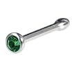 Austrian Crystal EMERALD Nose Bone