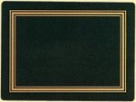 Lady Clare Melamine Placemats Plain Green