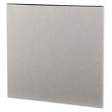 HON® Simplicity® II Straight Partition Panel, 43w x 42h, Aluminum Gray Fabric