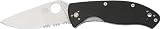 Spyderco Tenacious G-10 Handle Folding Combo Edge Knife C122GPS