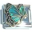 Buy Clearly Charming December Blue Zircon Color Butterfly Birthstone Insect Animal Italian Charm by Clearly Charming