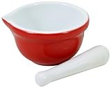 BIA Cordon Bleu Mortar and Pestle, Gift Boxed, Poppy