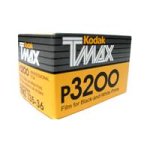 Kodak T-Max P3200, P3200TMZ-651, Black & White Negative Film ISO 3200, 35mm Size, 100' Roll, USA