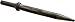 Made in USA - 6-1/2" OAL, 0.401" Shank Diam, Tapered Punch Chisel - Round Drive, Round Shank, Alloy SteelRound Collar (6 Pack)
