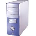 DTK WT-SO 08SB ATX Mid Tower PC-Geh&auml;use silber / blau (300W, 4x13,2 cm (5,2 Zoll), 4x8,9 cm (3,5 Zoll), 2xUSB2.0)