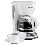Mr. Coffee TF4 4-Cup Switch Coffeemaker (White)