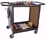 `Weight Wagon Mobile 400# Wt. Cap. All welded construction with black powder coat finish * Ships ass