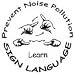 Prevent Noise Pollution Rubber Stamp