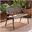 Best Cozumel Cast Aluminim Bench in Antique Copper