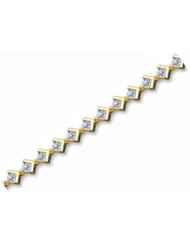 14k Solid Gold Diamond Tennis Bracelet (3.90 cts.tw.)
