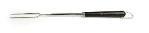 Steven Raichlen Best of Barbecue Stainless Telescoping Grilling Fork with Black Wood Handle