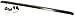Rampage Products 901004 97-06 Jeep Wrangler TJ Windshield Channel Header (No Drill), Black