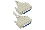 Reversible Hardware Molded Cable, DB25 Female / Female, 15 ft