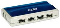 Childrens Toyshop  Computer : Sweex US001UK Ext 4 Port USB 2.0 Hub Blk